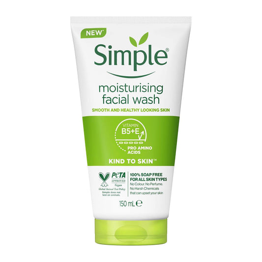 simple moisturizing facial wash
